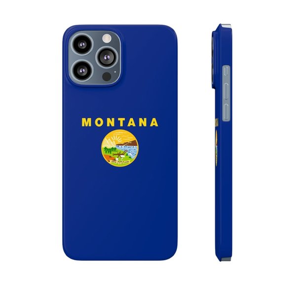 Montana State Flag Phone Case - Picture 2 of 2